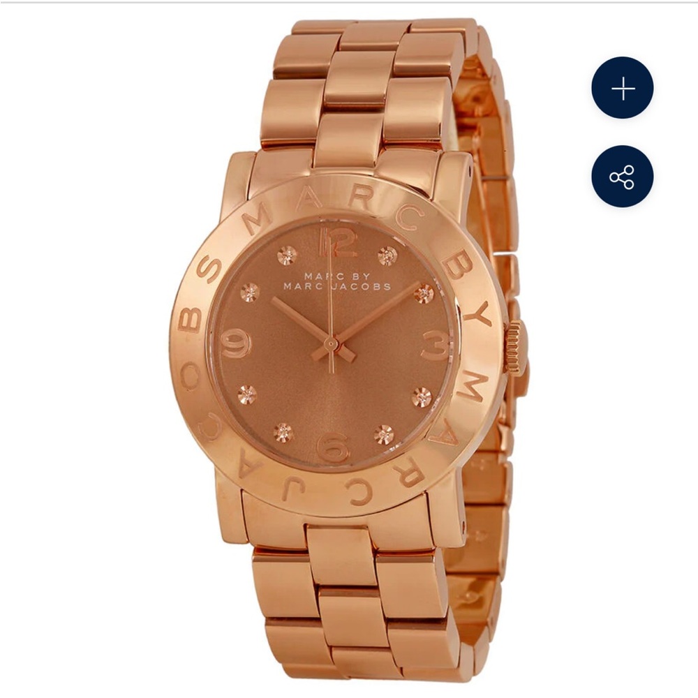 Mat by Marc Jacobs rose gold watch